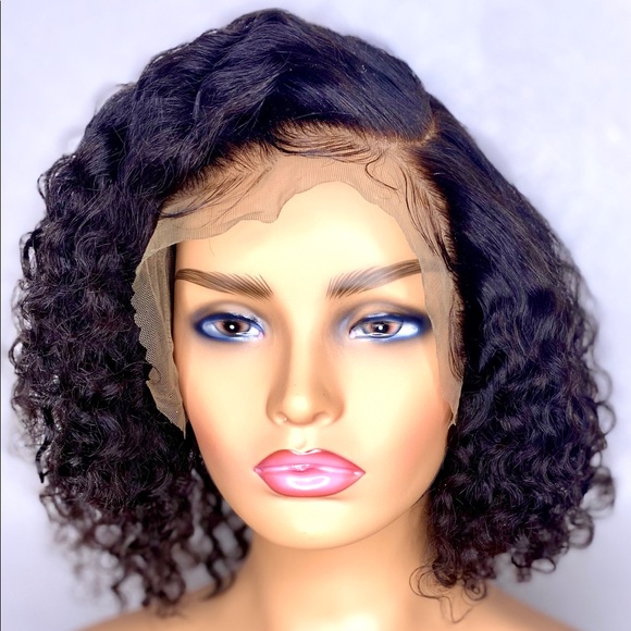 Customized Glueless Lace Frontal Wig 10 inch - Picture 2 of 3